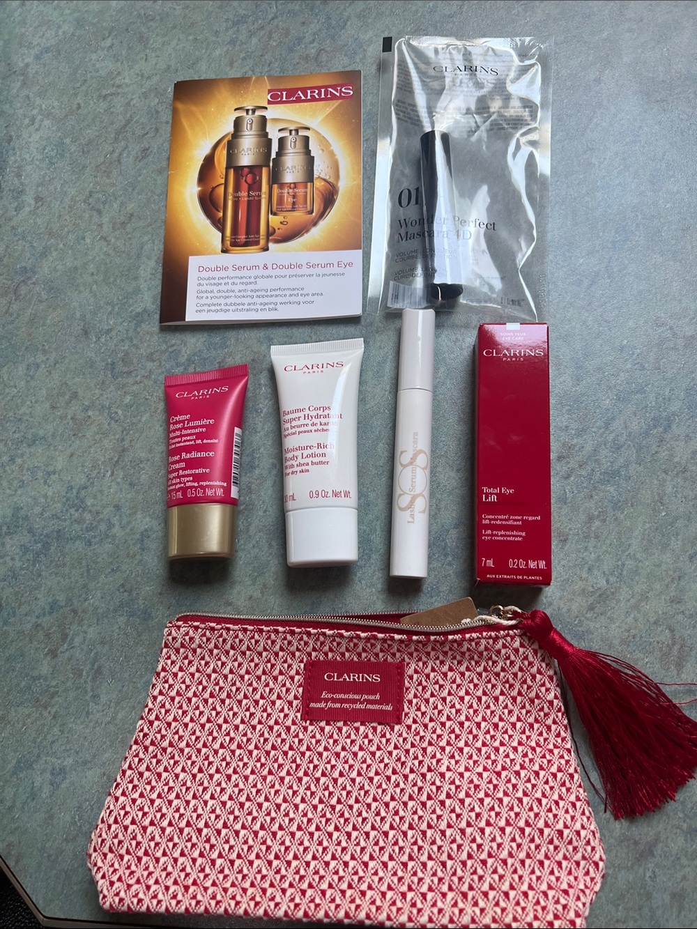 Clarins travel bundle
